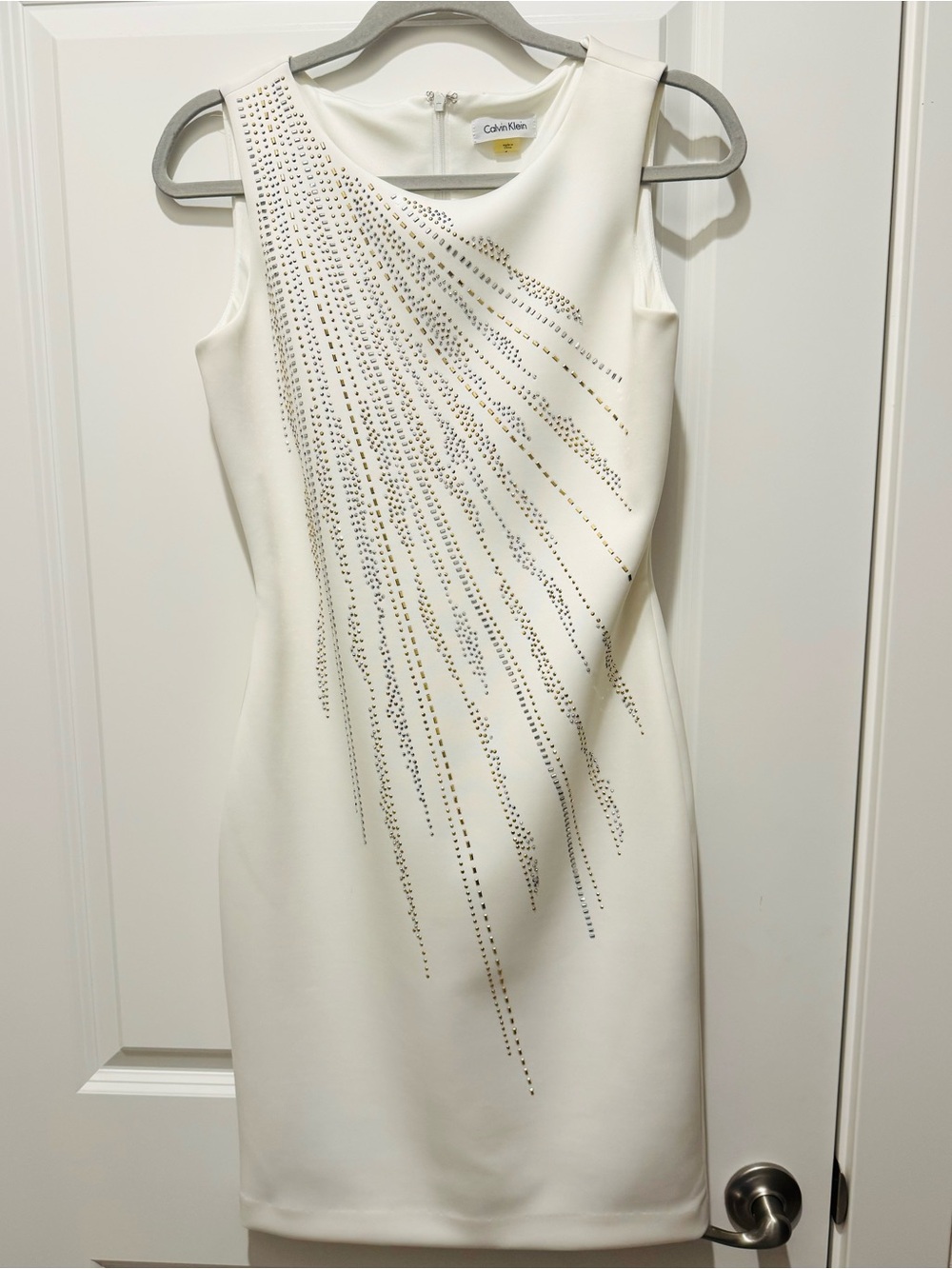 Calvin Klein Embellished Sheath Dress